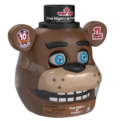 Recipiente em forma de cabeça de urso castanho dos Five Nights at Freddy's