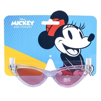 Óculos de sol infantis Minnie Mouse em embalagem Disney Mickey and Friends