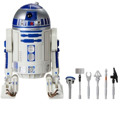 Boneco R2-D2 Star Wars com acessórios de plástico