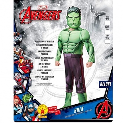 Fato de salto insuflável do Hulk Marvel Avengers na embalagem