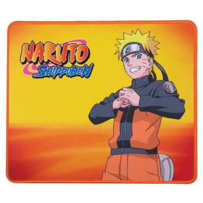 Tapete retangular com imagem de Naruto e texto NARUTO SHIPPUDEN