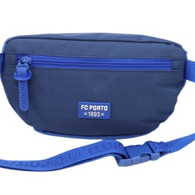 Pochete azul FC PORTO 1893 com alça azul e etiqueta frontal