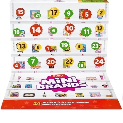 Embalagem de brinquedo ZURU Mini Brands com 24 miniaturas colecionáveis
