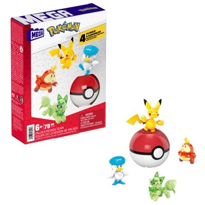 Brinquedos Pokémon MEGA com figuras e Pokébola
