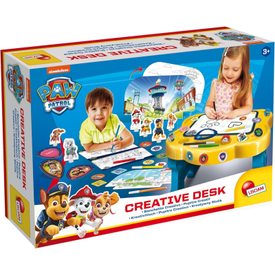 Brinquedo PAW PATROL Creative Desk com mesa para colorir e figuras