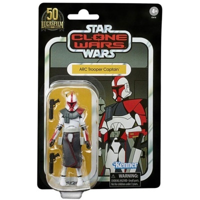 Boneco ARC Trooper Captain Star Wars Clone Wars em embalagem blister