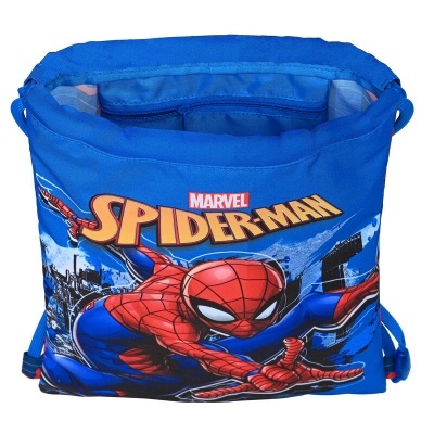 Mochila azul com estampa do Spider-Man da Marvel