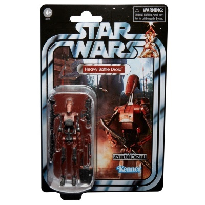 Figura de ação Heavy Battle Droid Star Wars Kenner em blister