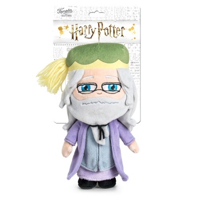 Boneco de pelúcia Alvo Dumbledore de Harry Potter em embalagem