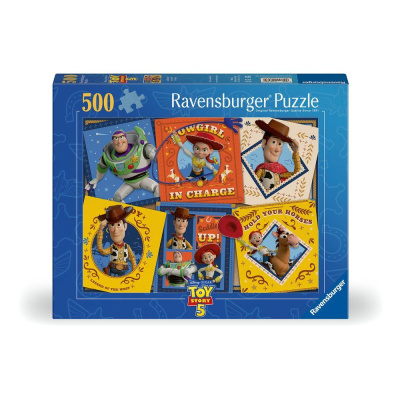 Caixa de puzzle Ravensburger Toy Story 5 com 500 peças