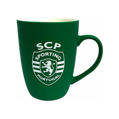 Caneca verde com logótipo SCP Sporting Portugal branco
