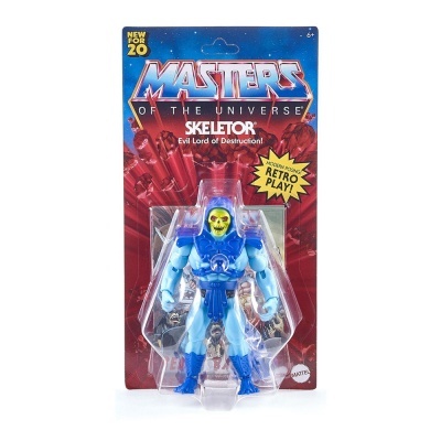 Figura de ação Skeletor da coleção Masters of the Universe na embalagem original