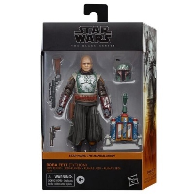Figura de ação Boba Fett (Tython) Star Wars na embalagem