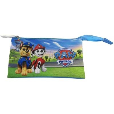 Estojo têxtil azul com personagens PAW Patrol