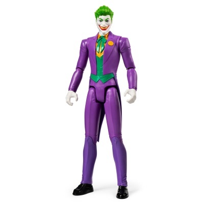 Figura de ação do Joker com fato roxo