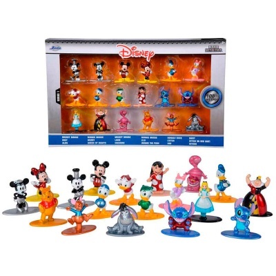 Miniaturas Disney coloridas em caixa com confirmação 100% oficial.