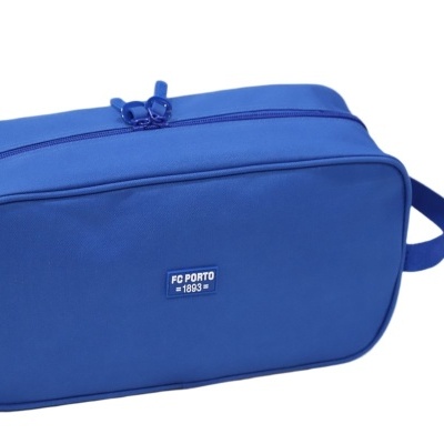 Bolsa azul FC Porto com fecho de correr duplo