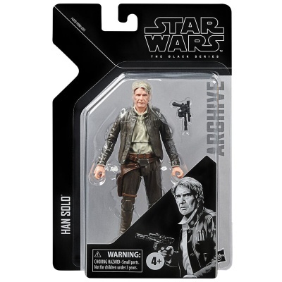 Figura de ação Han Solo da série Star Wars The Black Series com arma