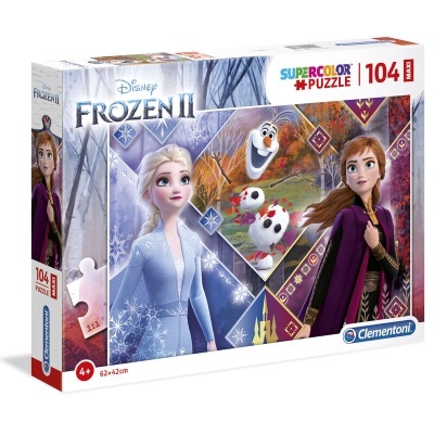 Caixa de quebra-cabeças Disney Frozen II com Elsa, Anna e Olaf