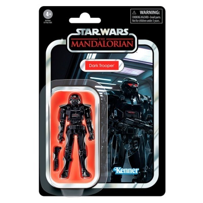 Figura de ação Dark Trooper Star Wars The Mandalorian em embalagem blister