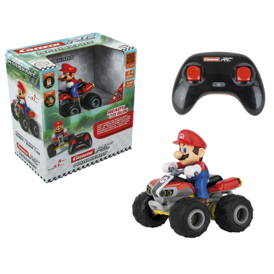 Boneco Mario em quad com controlo remoto e embalagem