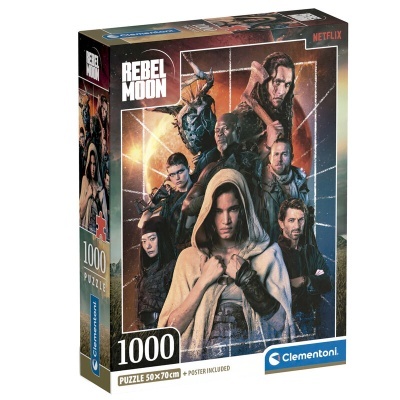 Caixa de puzzle Rebel Moon da Netflix com 1000 peças
