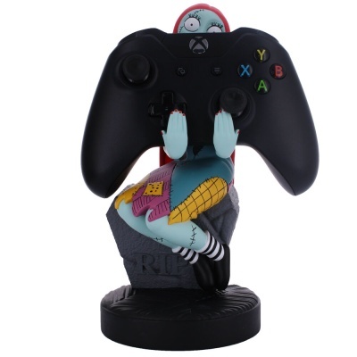 Suporte para comando Xbox com personagem colorido e base preta com textura RIP