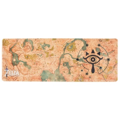 Tapete para rato com mapa do jogo Zelda e símbolo de olho