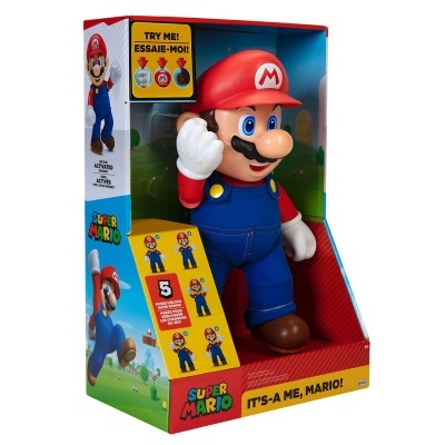 Figura Super Mario articulada em embalagem colorida