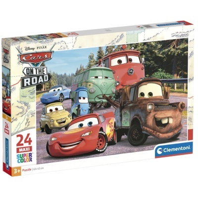 Quebra-cabeça Disney Pixar Cars ON THE ROAD com 24 peças