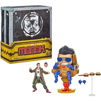 Figuras de ação Marvel MODOK com acessórios e embalagem