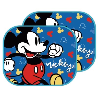 Protetores solares para janelas de carro com estampa do Mickey Mouse