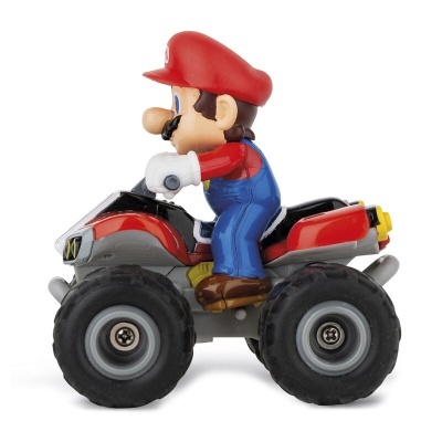 Figura de brinquedo Mario em ATV vermelho