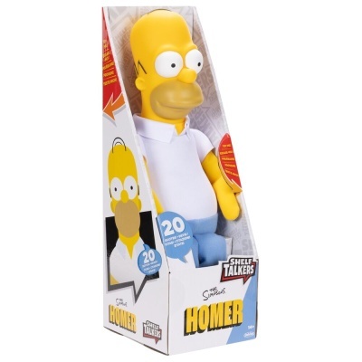 Boneco Homer dos Simpsons em embalagem aberta