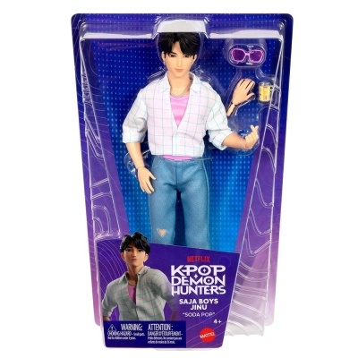 Boneco KPOP DEMON HUNTERS Jinu na embalagem