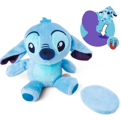 Pelúcia azul de Stitch com disco azul separado