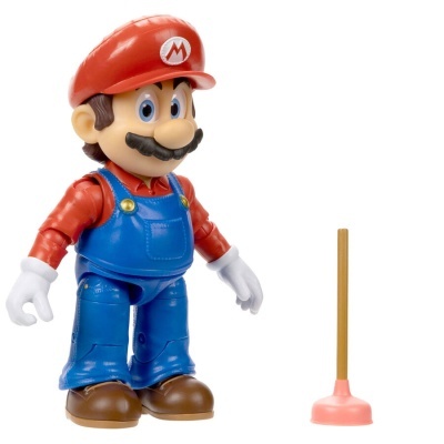 Figura de ação do Mario com desentupidor
