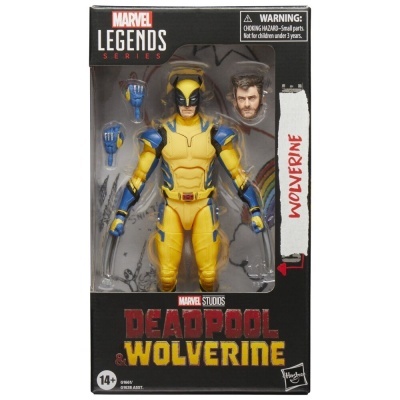 Figura Wolverine Marvel Legends em embalagem preta