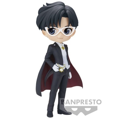 Figurine de personagem com terno preto e óculos brancos