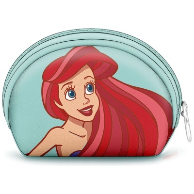 Bolsa azul claro com ilustração da personagem Ariel