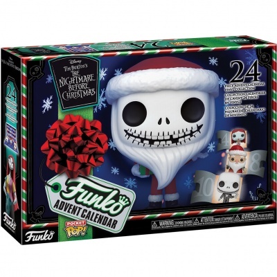 Caixa de calendário do advento Funko Pop The Nightmare Before Christmas com 24 bonecos colecionáveis