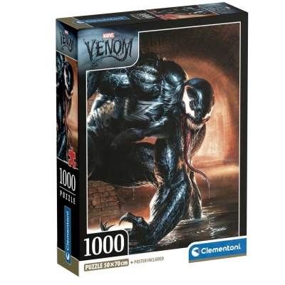 Caixa de puzzle de 1000 peças com personagem Venom da Marvel
