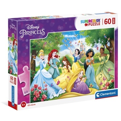 Caixa de quebra-cabeças Disney Princess com 60 peças
