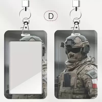 Capas para cartões com imagem de soldado militar camuflado e bandeira da Polónia