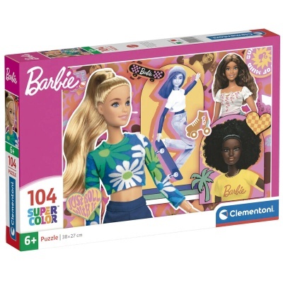 Caixa de puzzle Barbie 104 peças Clementoni
