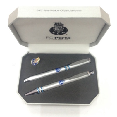Conjunto de canetas FC Porto em caixa oficial