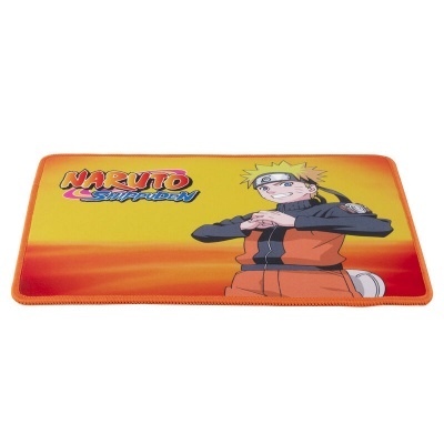 Mouse pad com ilustração de Naruto e texto Naruto Shippuden