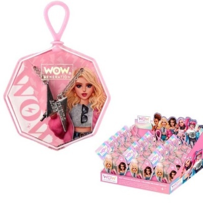 Brinquedo WOW Generation em embalagem rosa com imagem feminina e acessório prateado