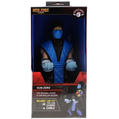 Figura de ação Sub-Zero do Mortal Kombat em embalagem