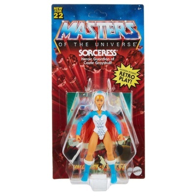Figura de ação Sorceress Masters of the Universe em embalagem blister